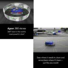 جاروبرقی رباتیک دایسون مدل 360 Vis Nav