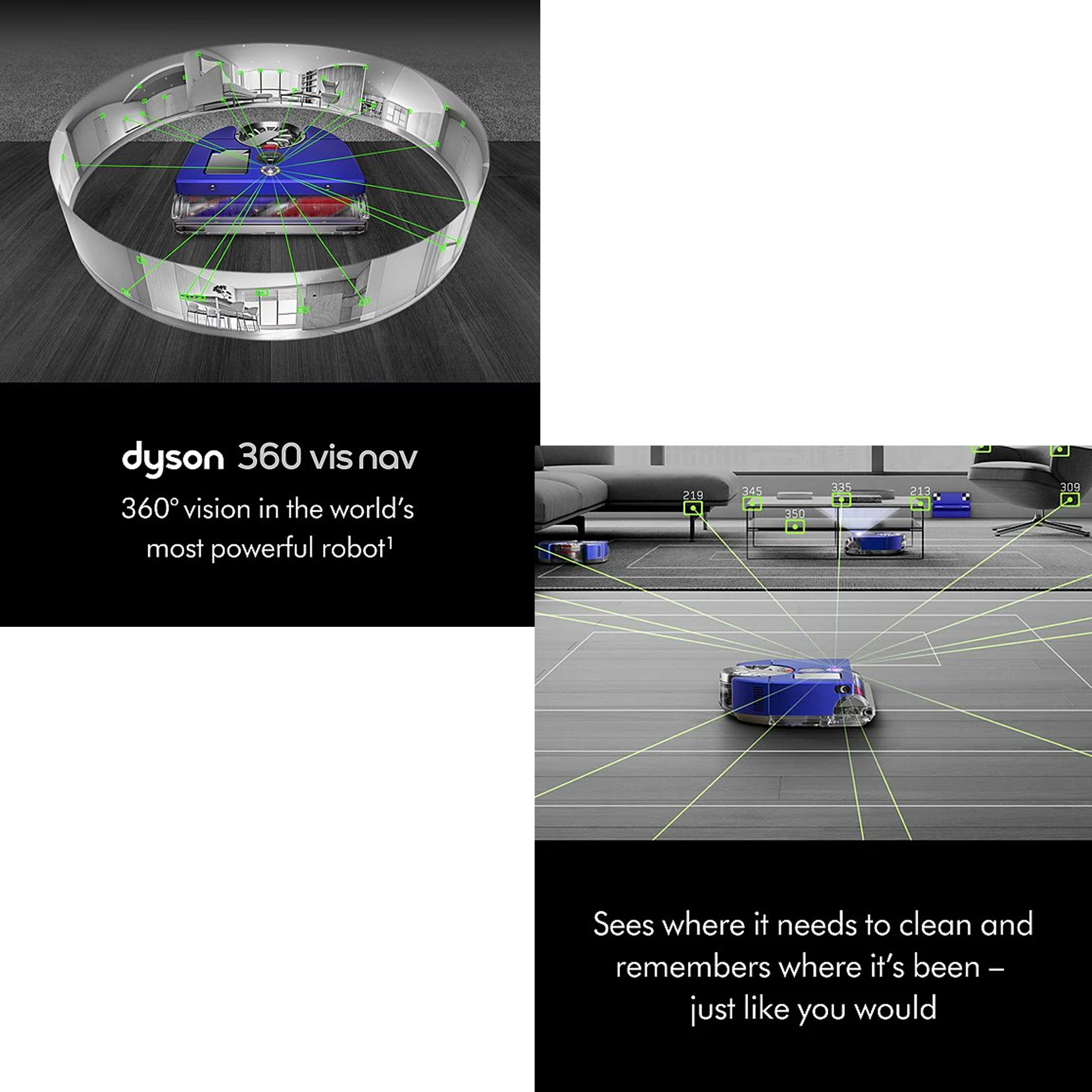 جاروبرقی رباتیک دایسون مدل 360 Vis Nav