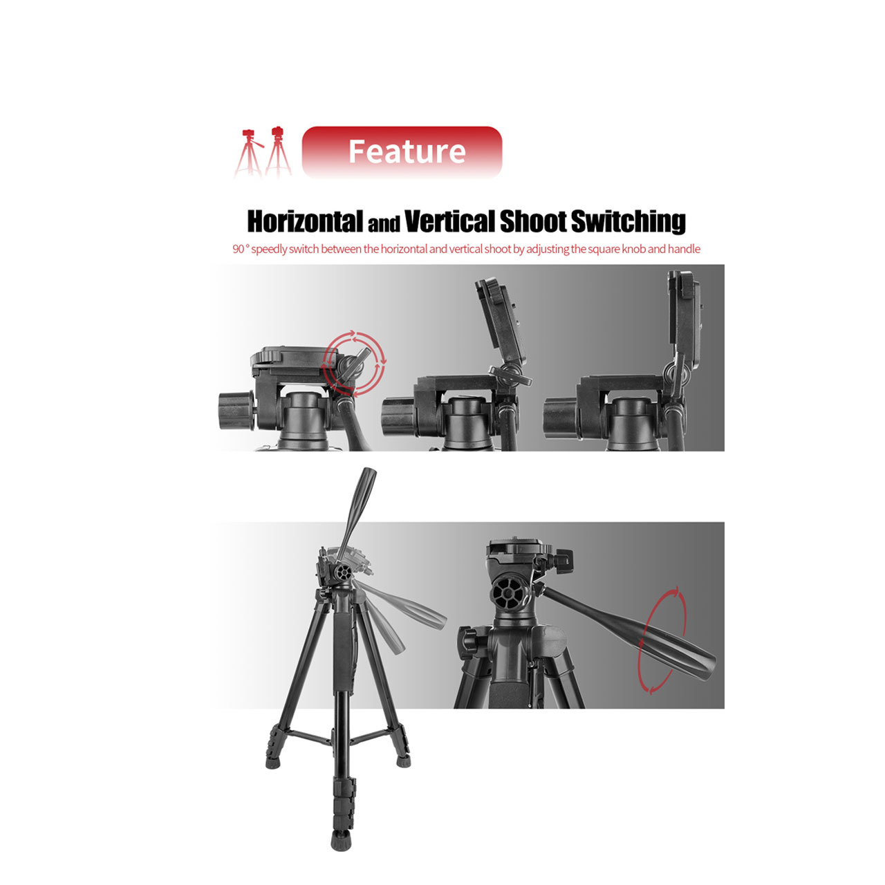 سه پایه دوربین کینگجوی مدل VT-890H