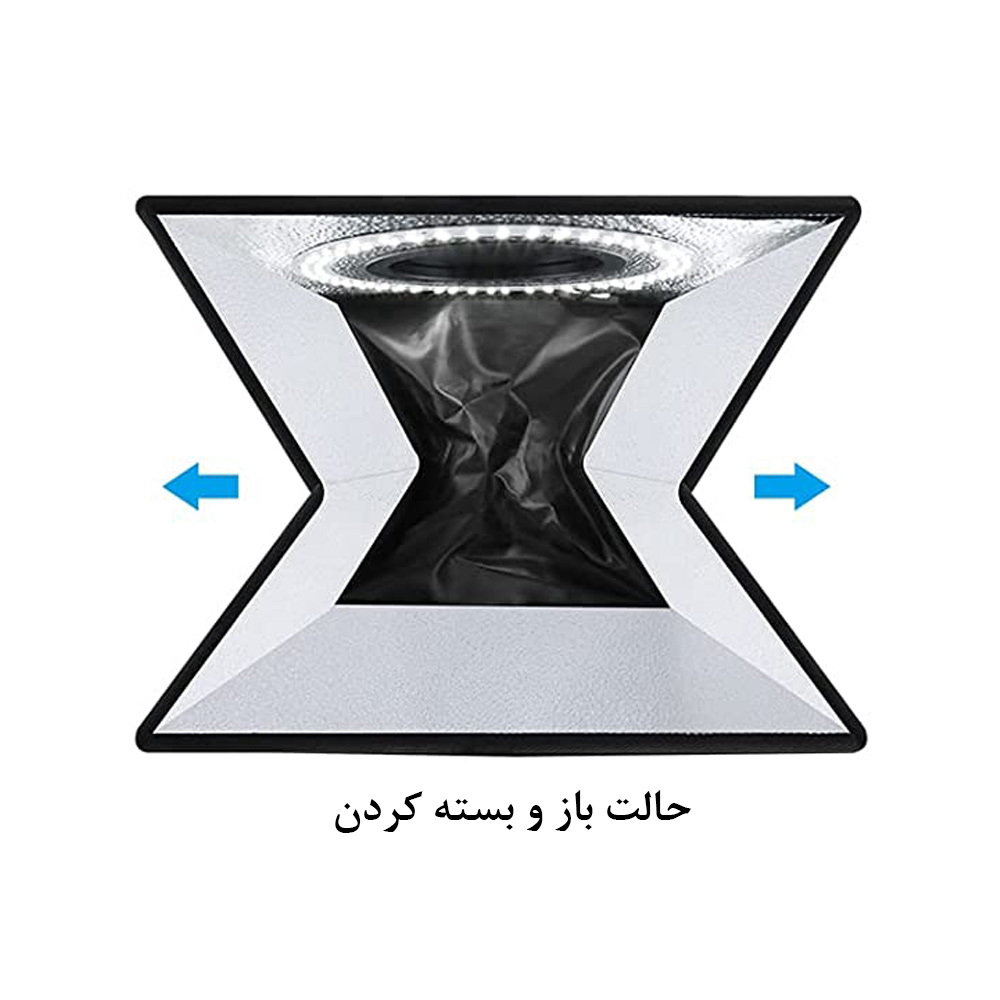 چادر عکاسی پلوز مدل Folding Portable ابعاد 40x40 سانتی متر