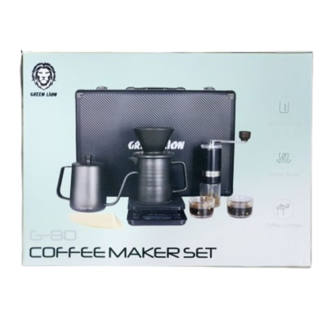 قهوه ساز گرین لاین مدل COFFEE MAKERSET G-80