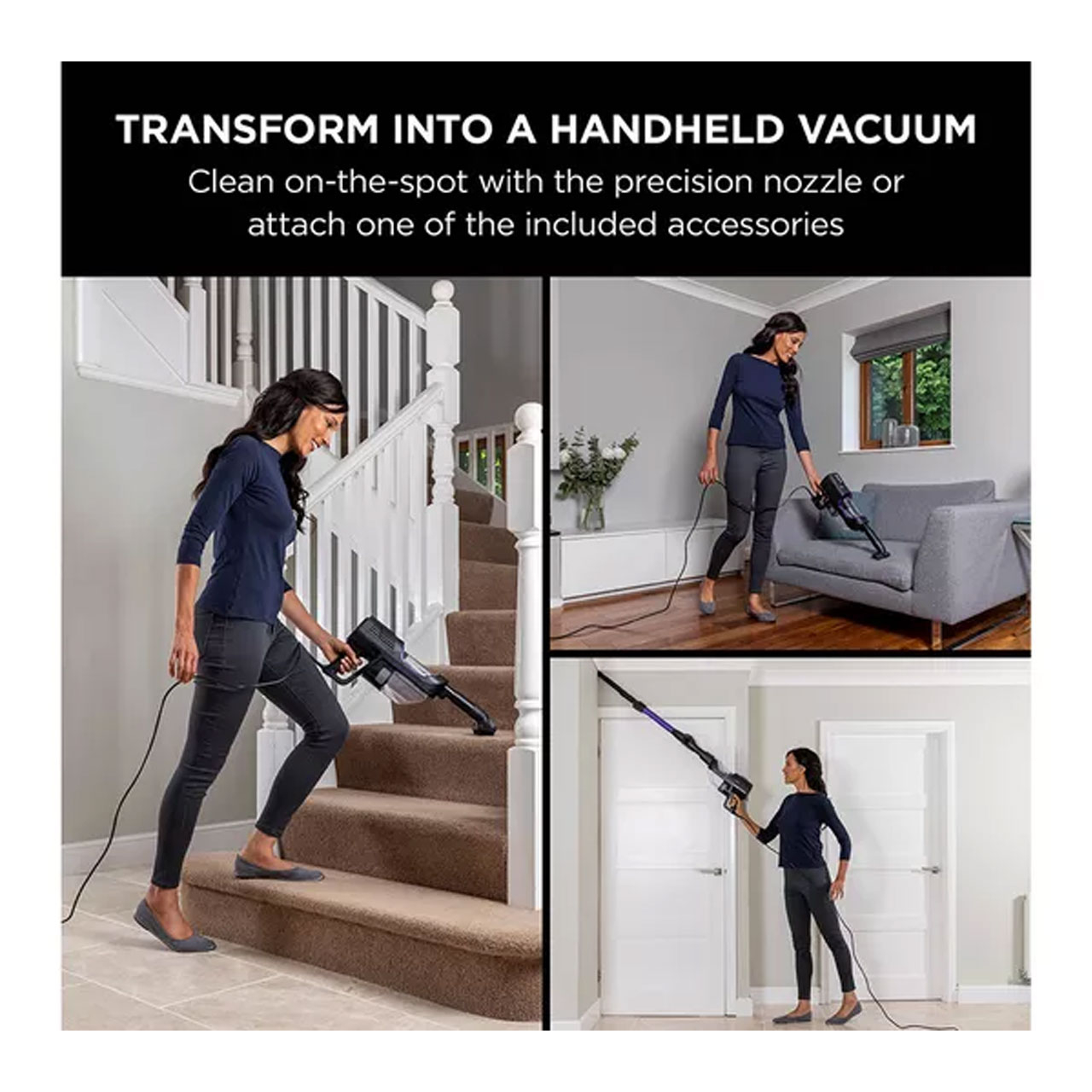 جاروبرقی 450 وات شارک مدل HZ500UK