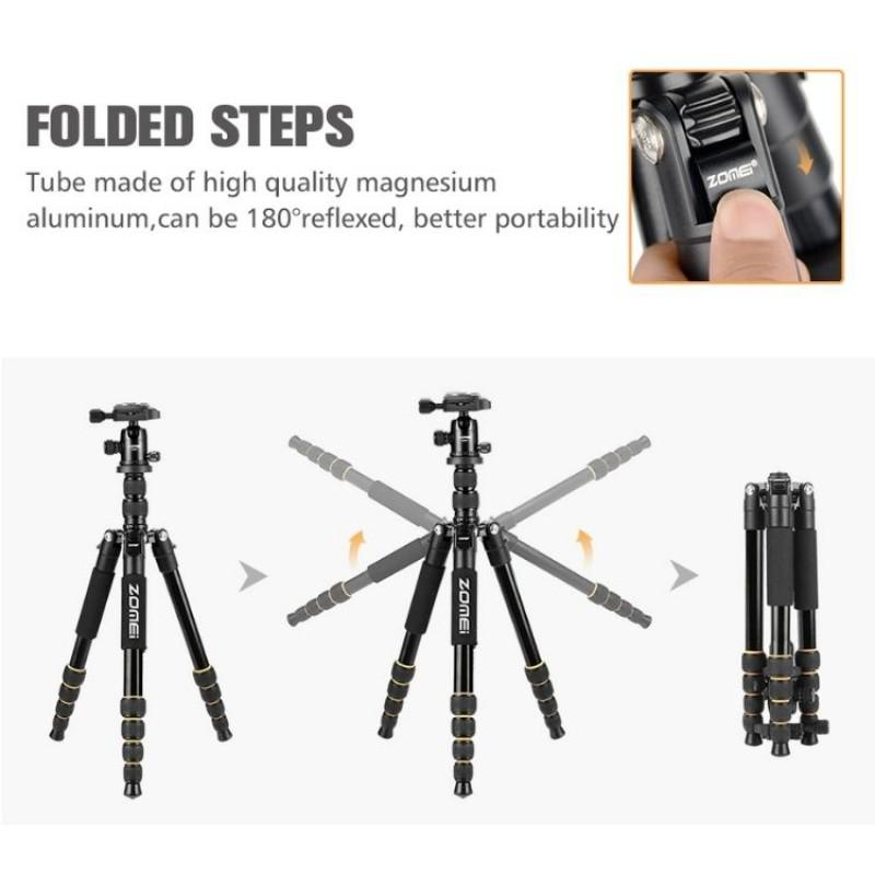 سه پایه دوربین زومی مدل Q666