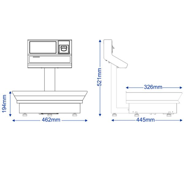 ترازو فروشگاهی محک مدل 17000Pro_50kg