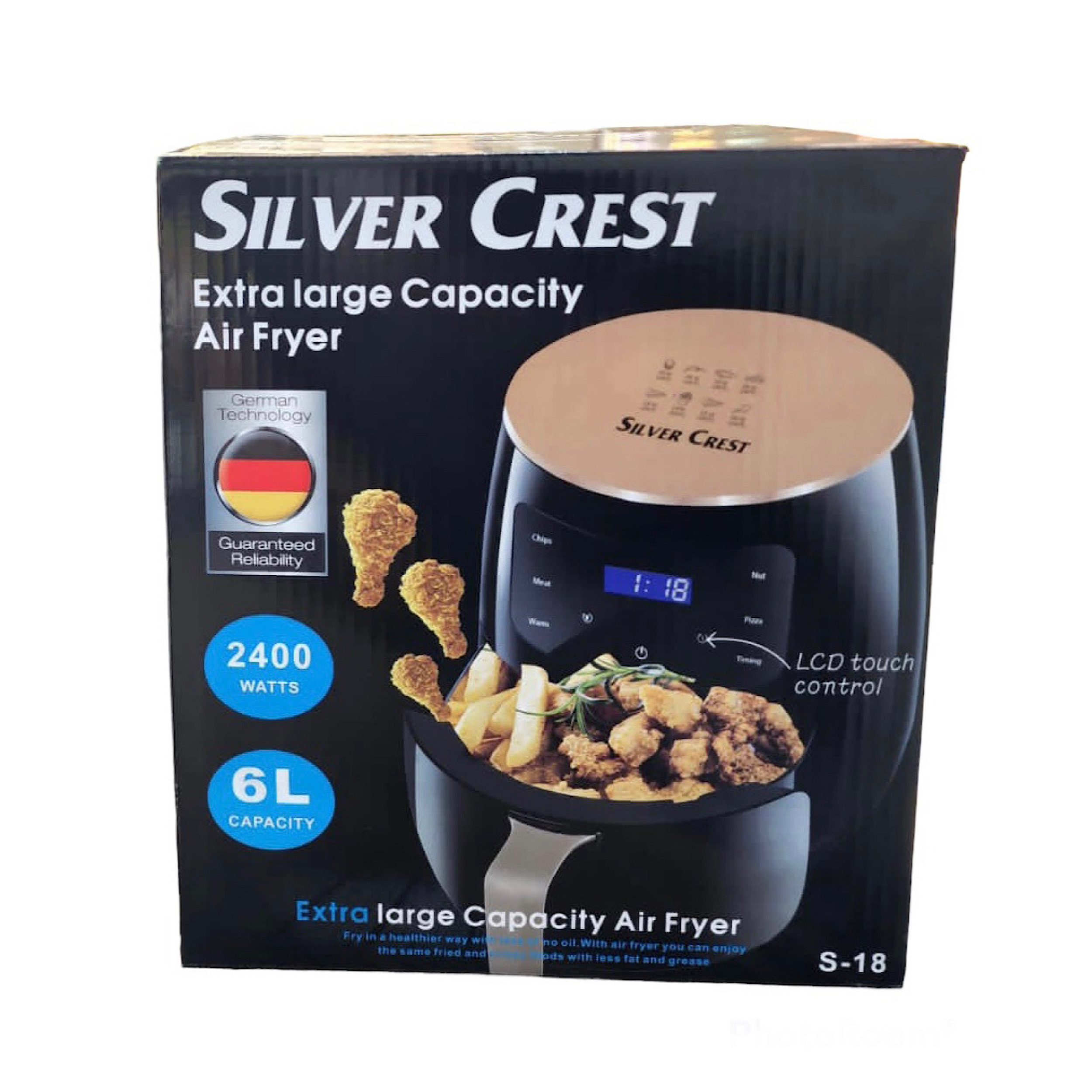 سرخ کن بدون روغن سیلورکرست مدل S_18