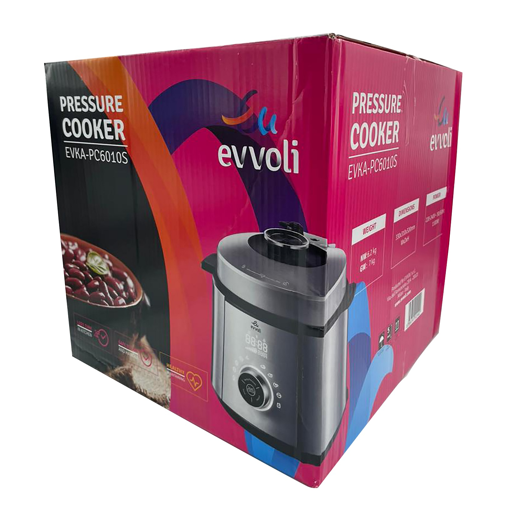 زودپز برقی ایوولی مدل EVKA_PC6010S