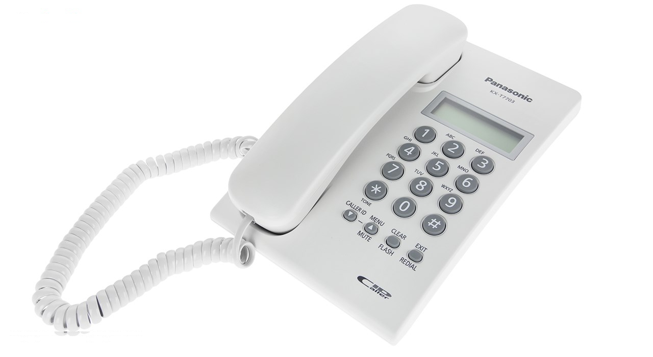 تلفن با سیم پاناسونیک مدل KX-T7703X