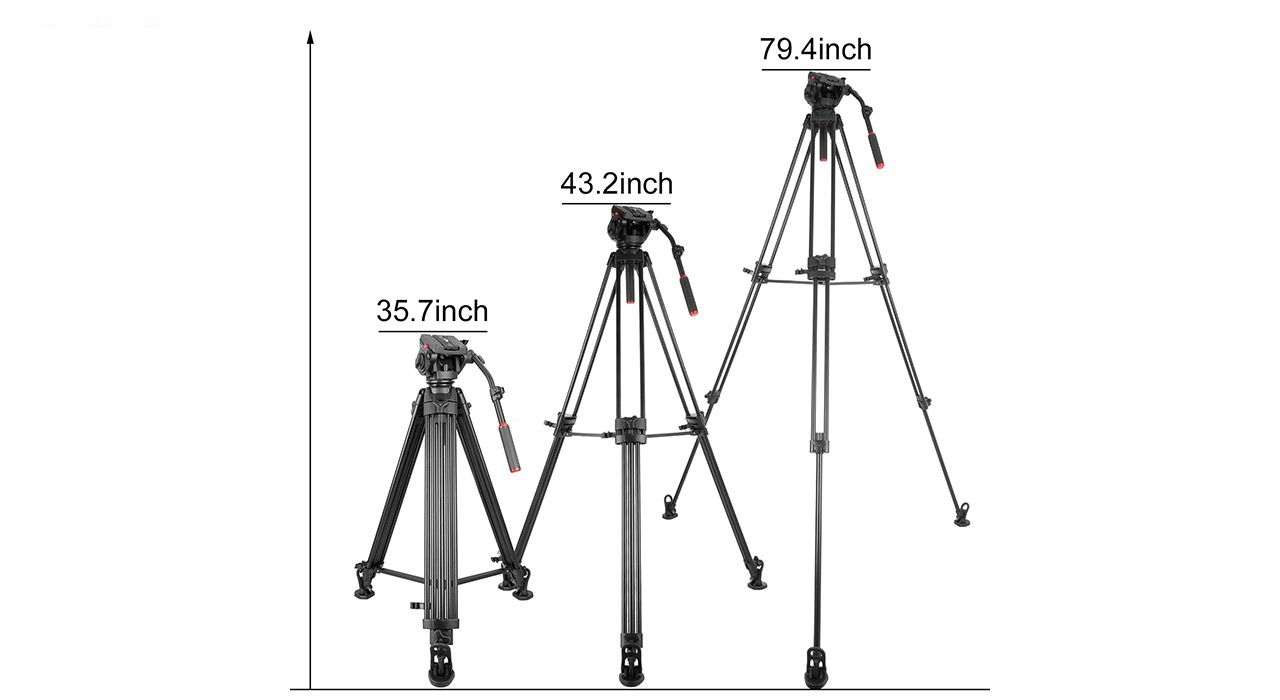 سه پایه دوربین کینگ جوی مدل VT-3500-VT-3530