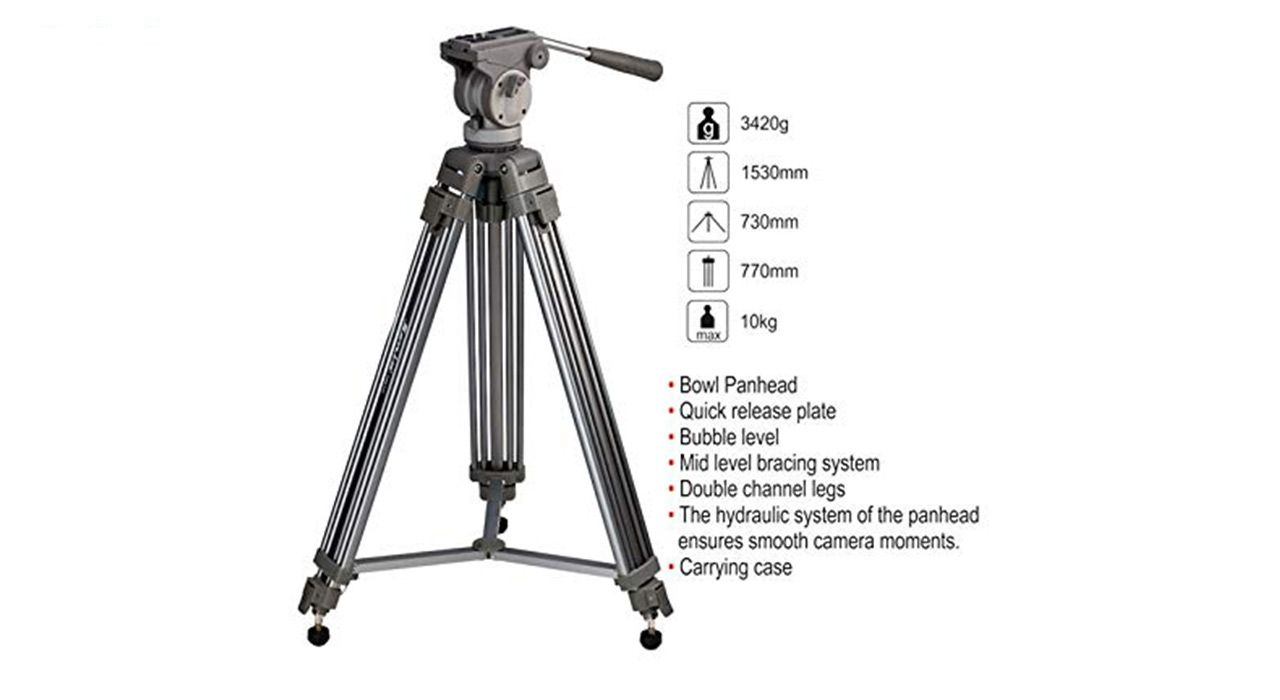 سه پایه دوربین کینگ جوی مدل VT-2500