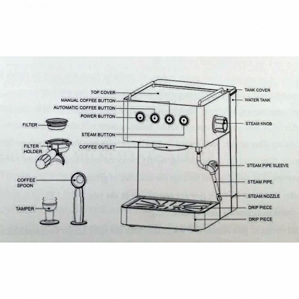 اسپرسو ساز جمیلای مدل CRM-3005E