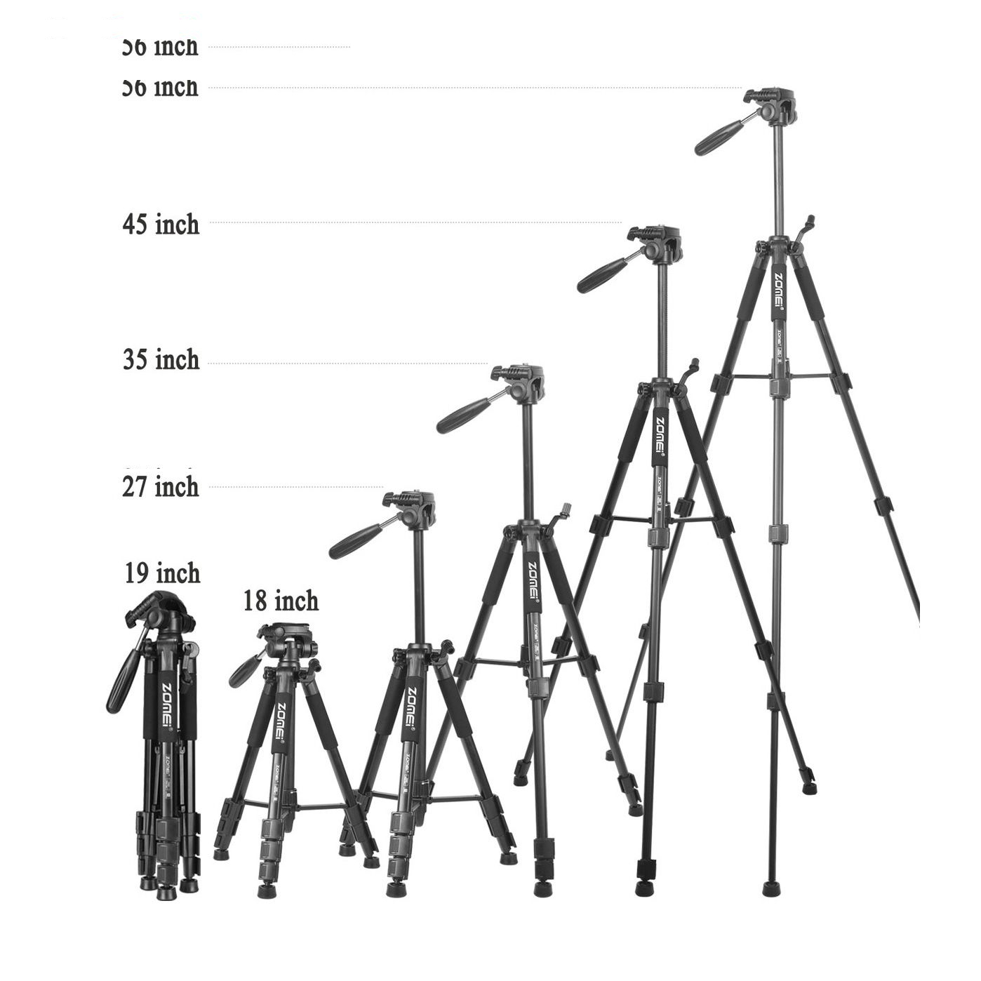 سه پایه دوربین زومی مدل Q111