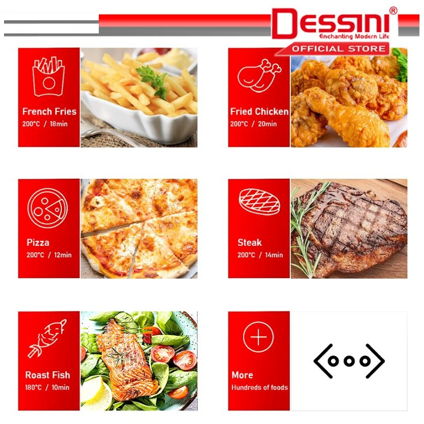 سرخ کن بدون روغن دسینی مدل D833