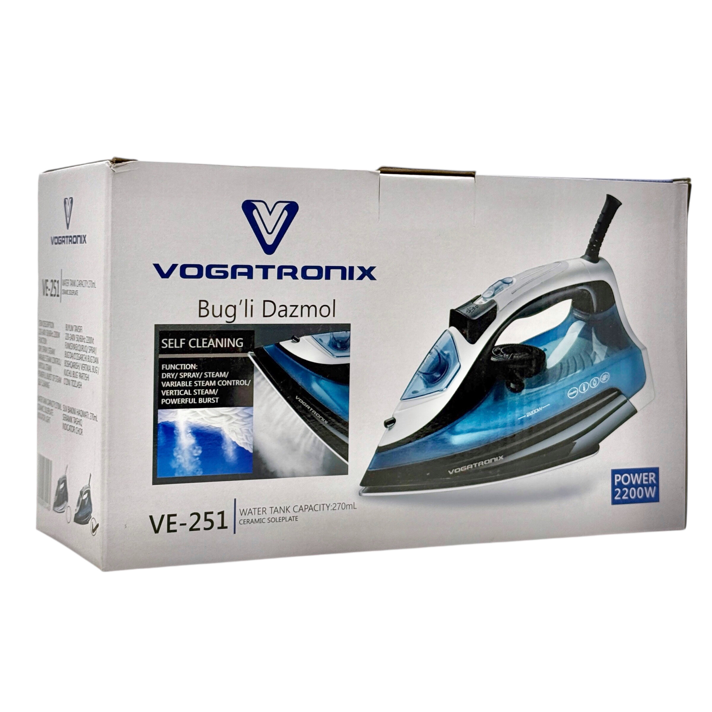 اتو بخار 2200 وات وگاترونیکس مدل VE-