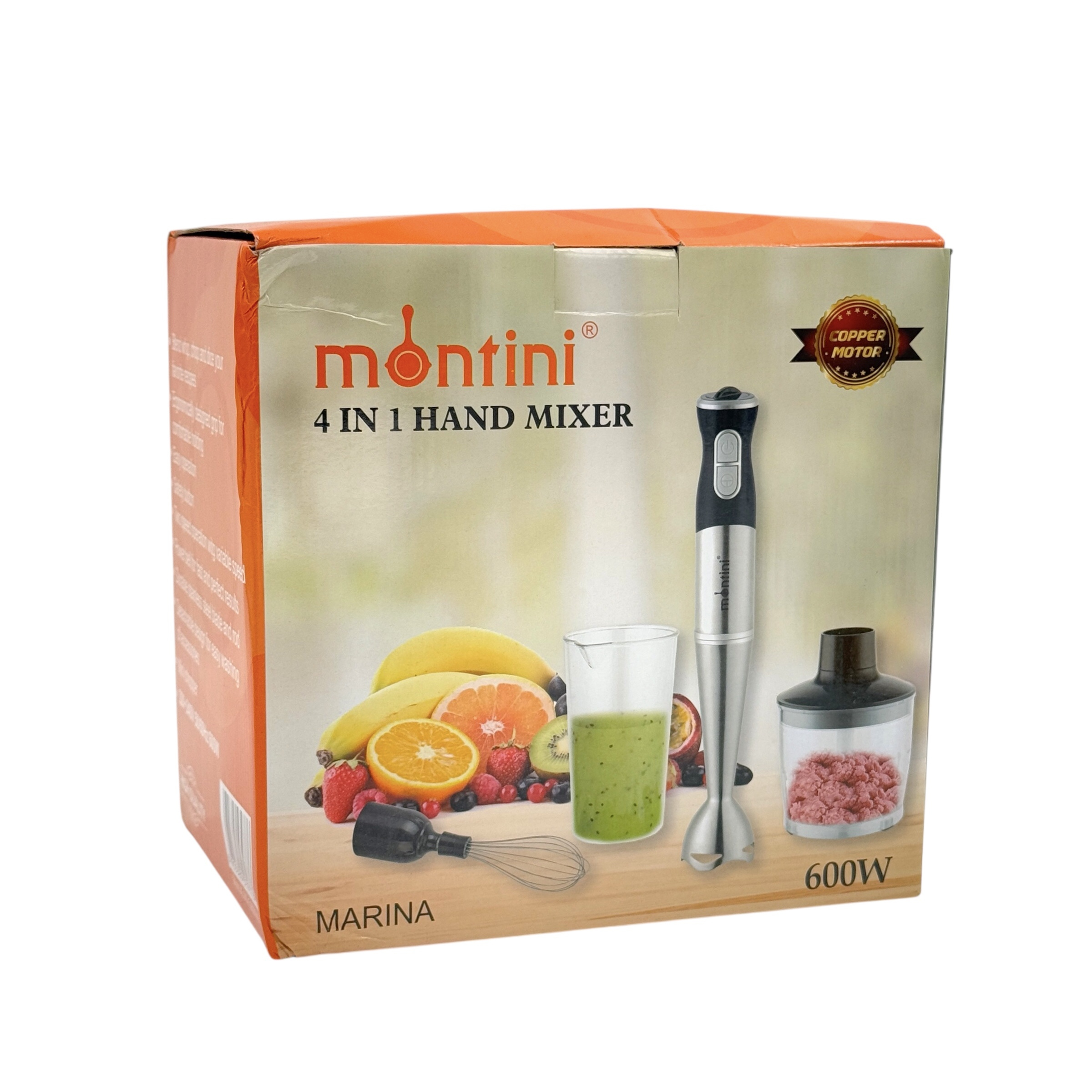 گوشت کوب برقی چندکاره 600 وات مونتینی مدل MARINA