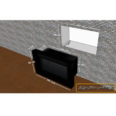 شومینه دیواری برقی شومینه بیستون مدل H.B_130_W17_L2.bs