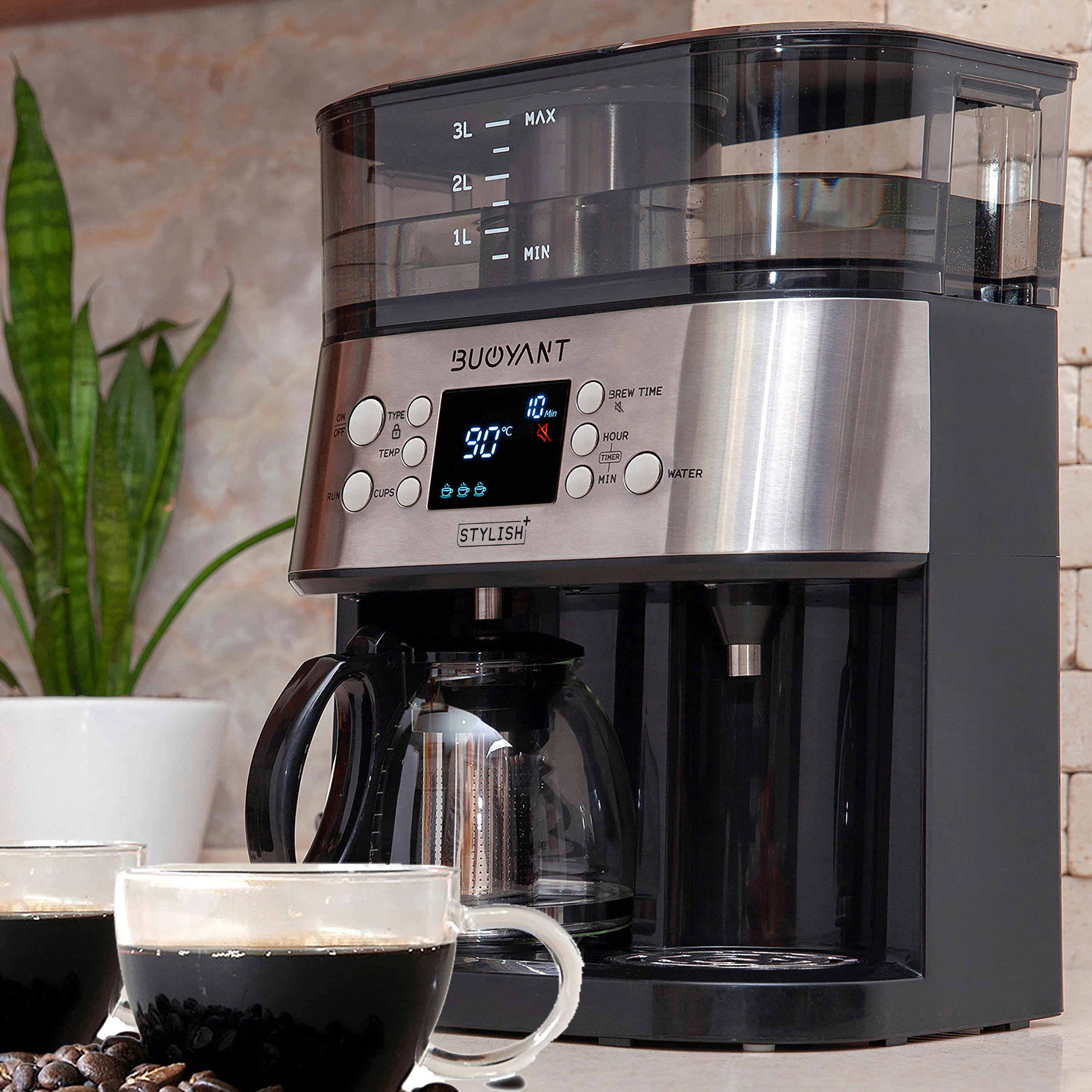 چای و قهوه ساز بویانت مدل Stylish Plus