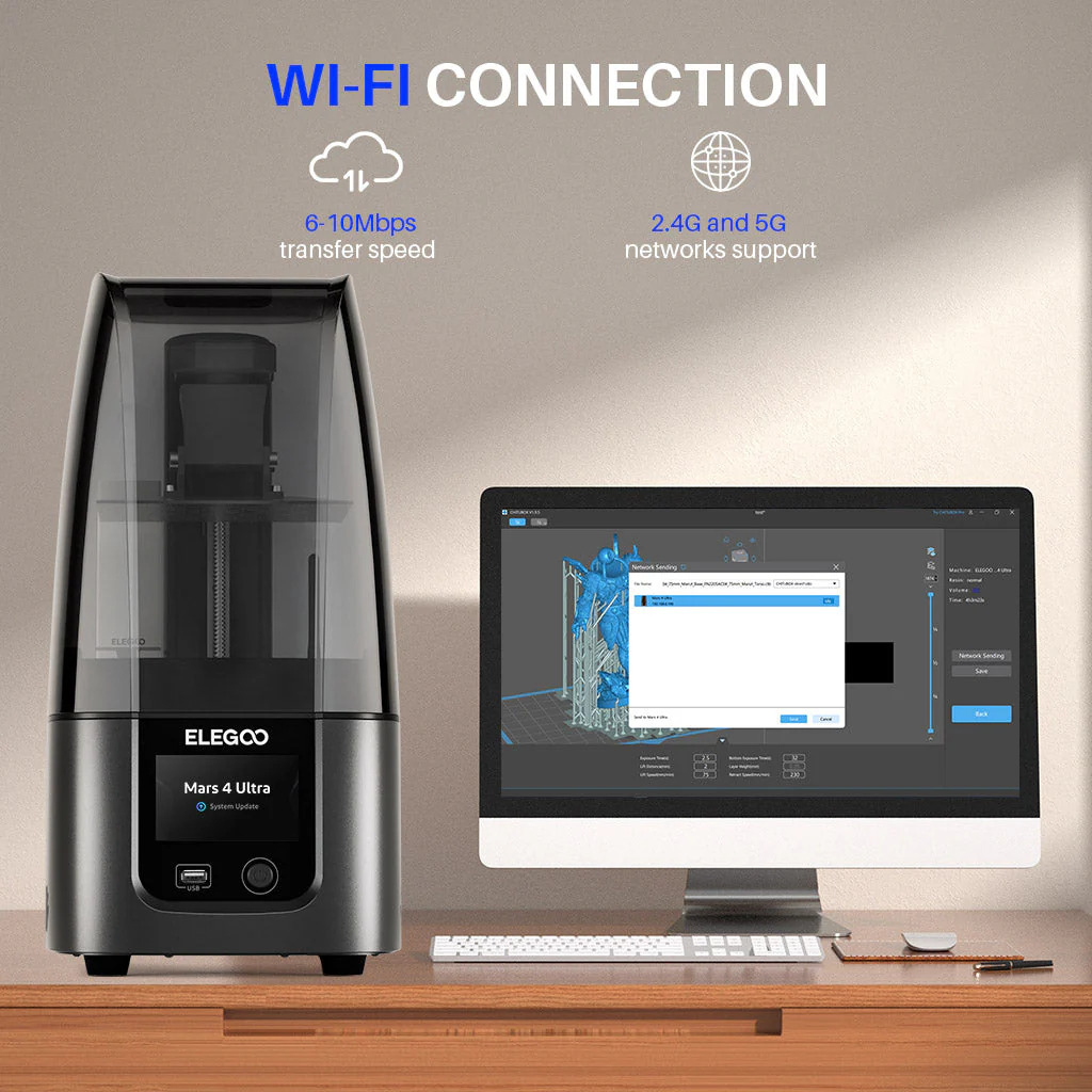 پرینتر سه بعدی الگو مدل MARS 4 ultra