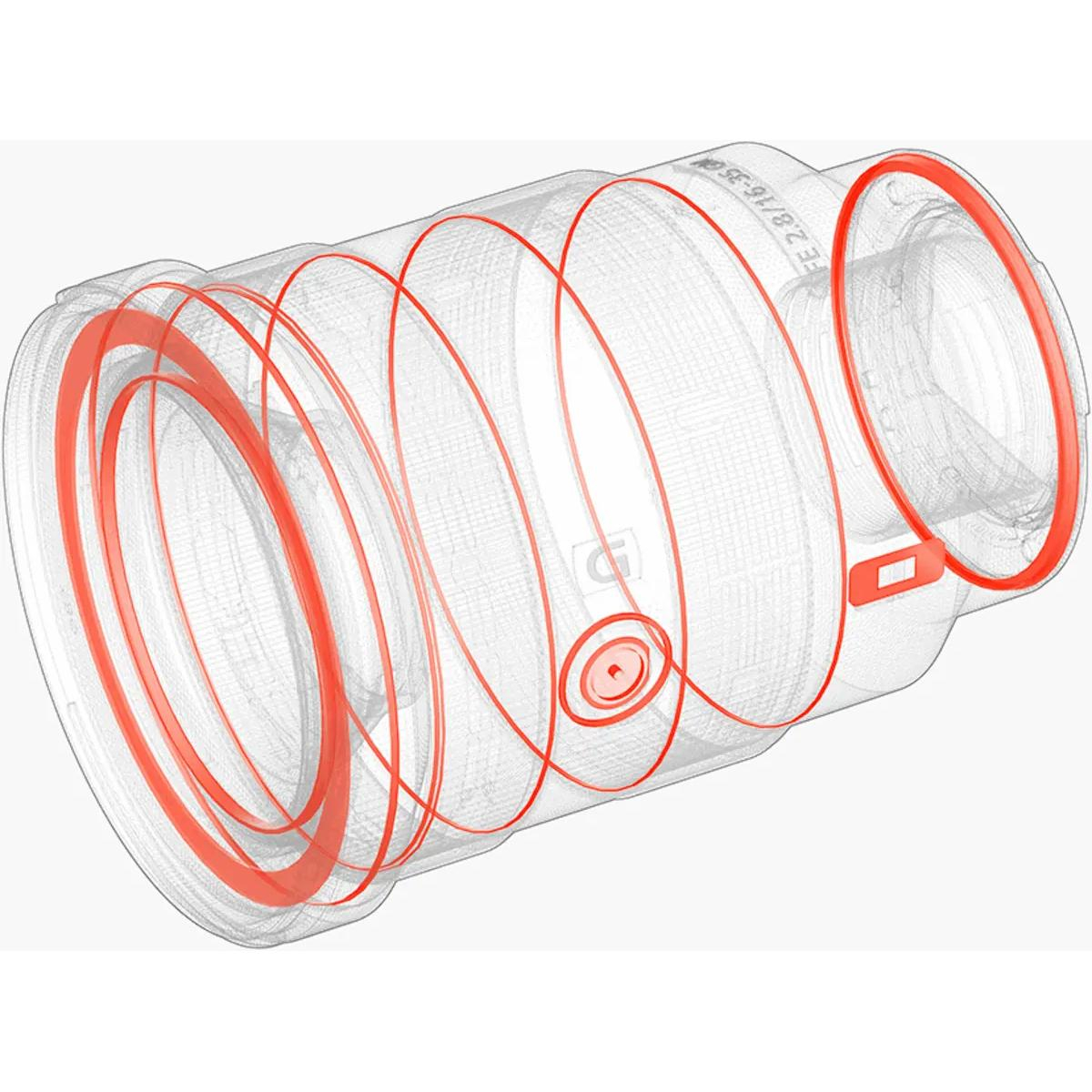 لنز دوربین سونی مدل   FE 16-35mm f/2.8 GM