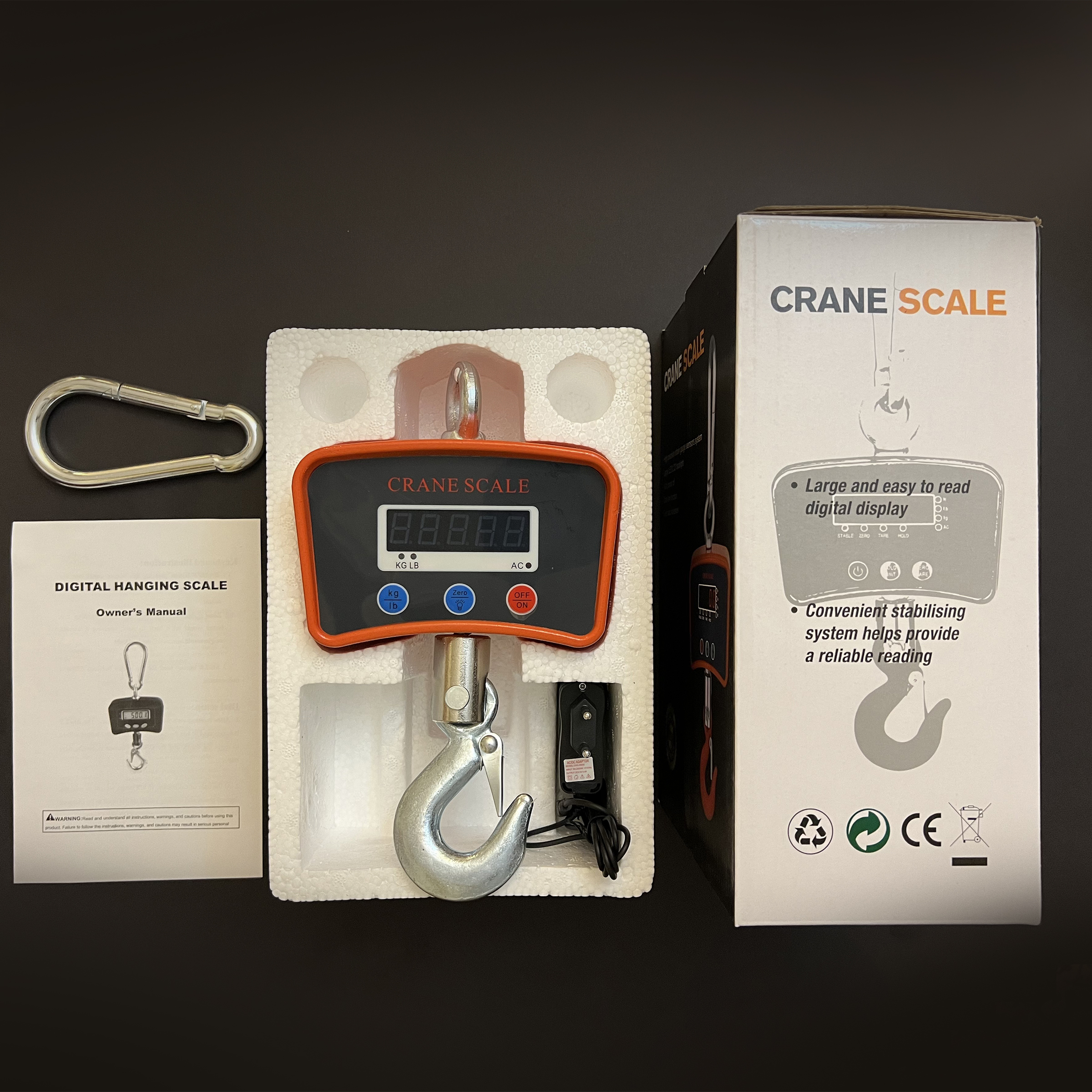 باسکول دیجیتال آویز مدل CraneScale-PYDR-500Kg