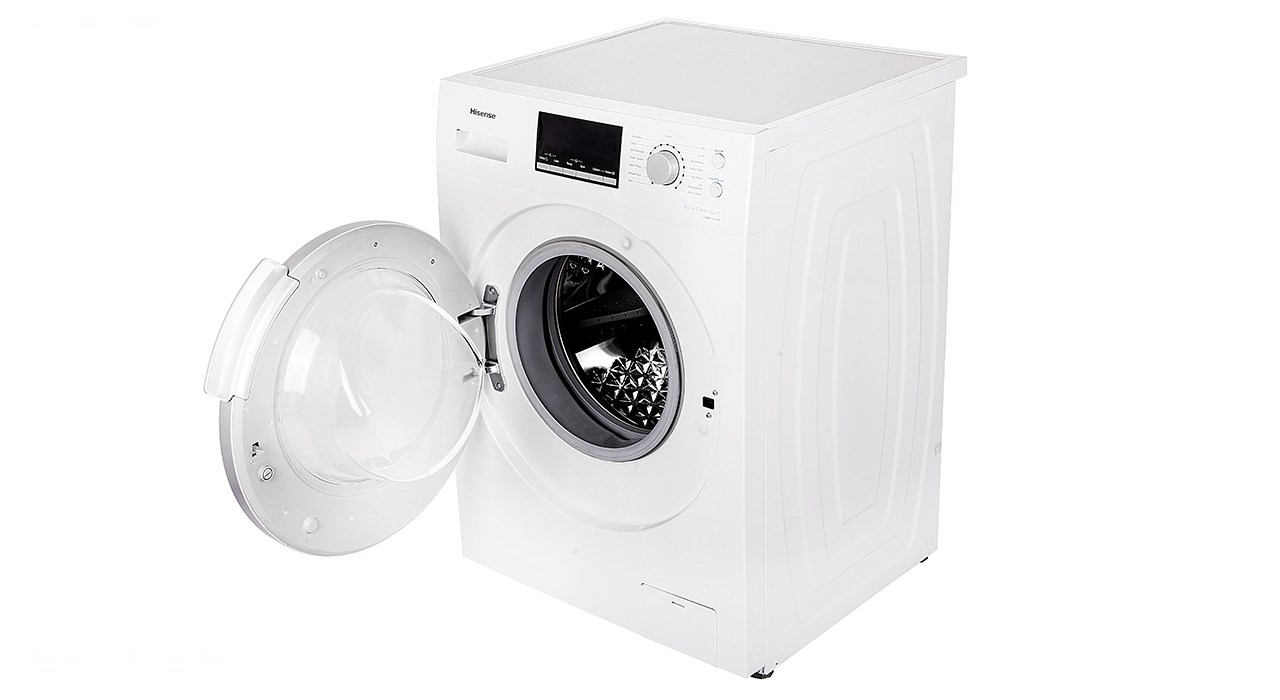 ماشین لباسشویی هایسنس مدل WFH8012D ظرفیت 8 کیلوگرم