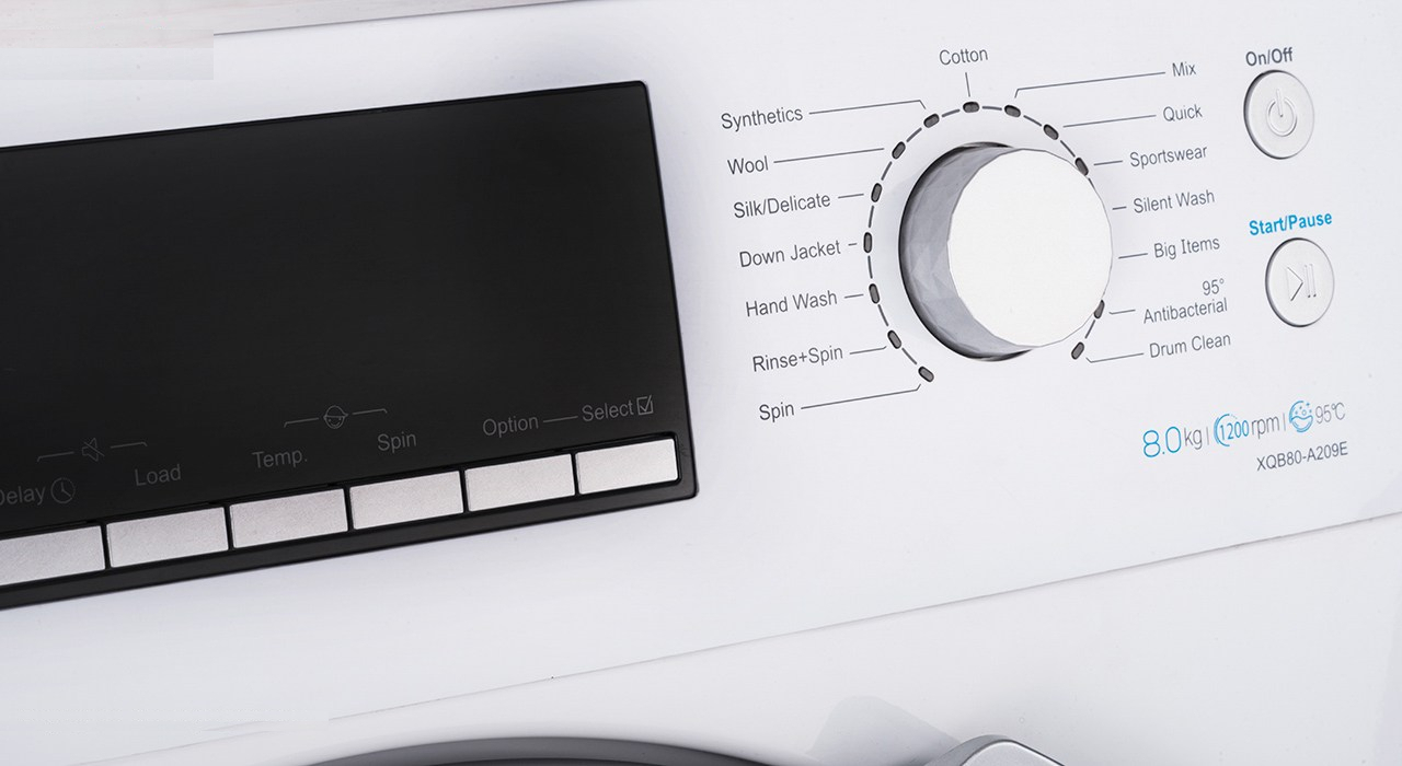 ماشین لباسشویی هایسنس مدل WFH8012D ظرفیت 8 کیلوگرم