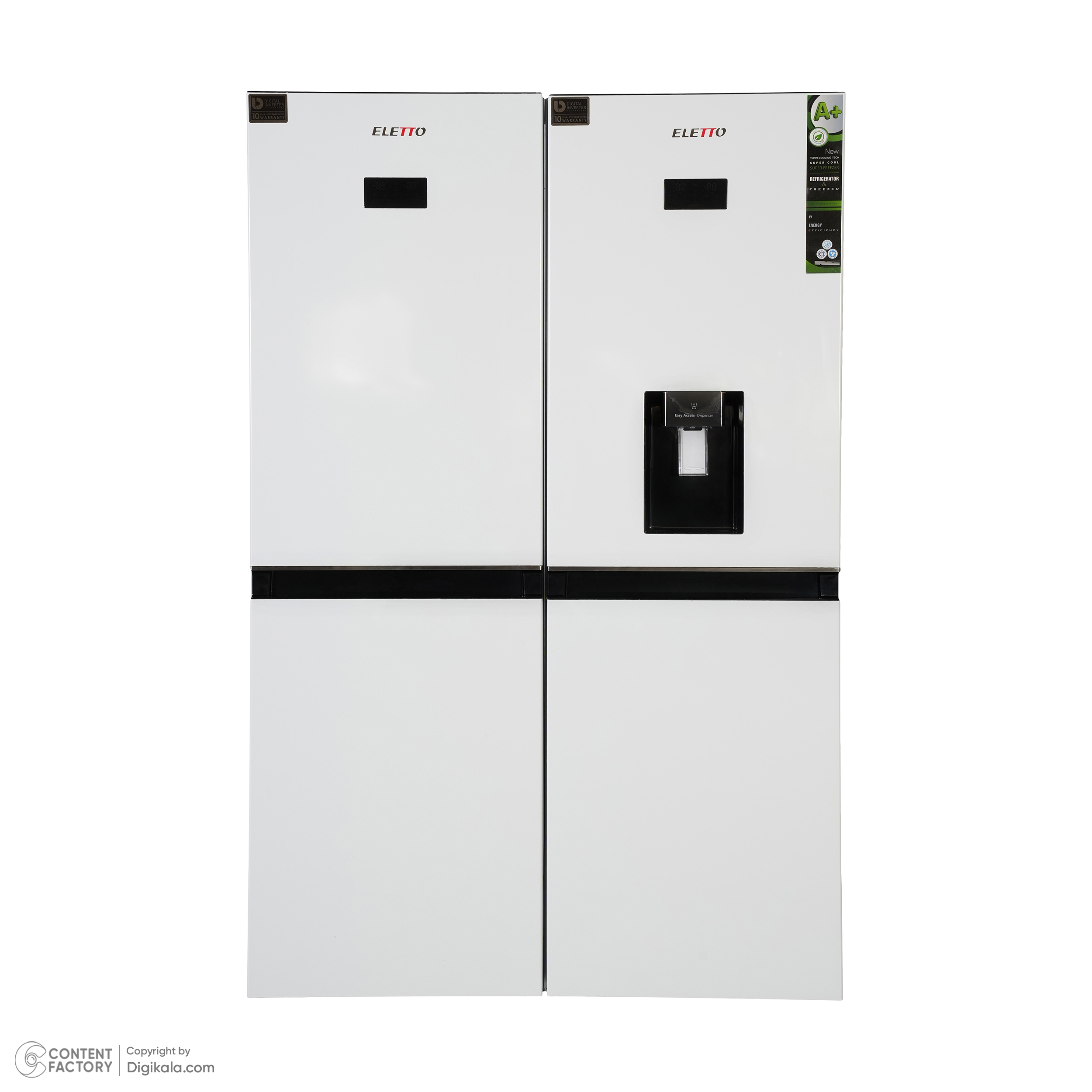 یخچال و فریزر دوقلو 25 فوت التتو مدل NR/NF6040WDN