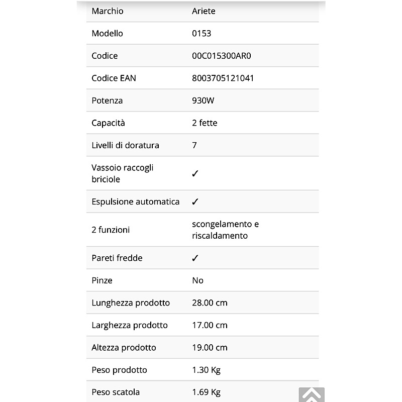 توستر آریته مدل 153