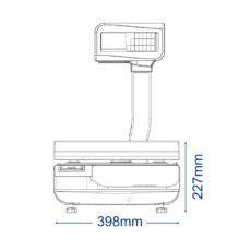 ترازو فروشگاهی محک مدل 15000Plus-35Kg
