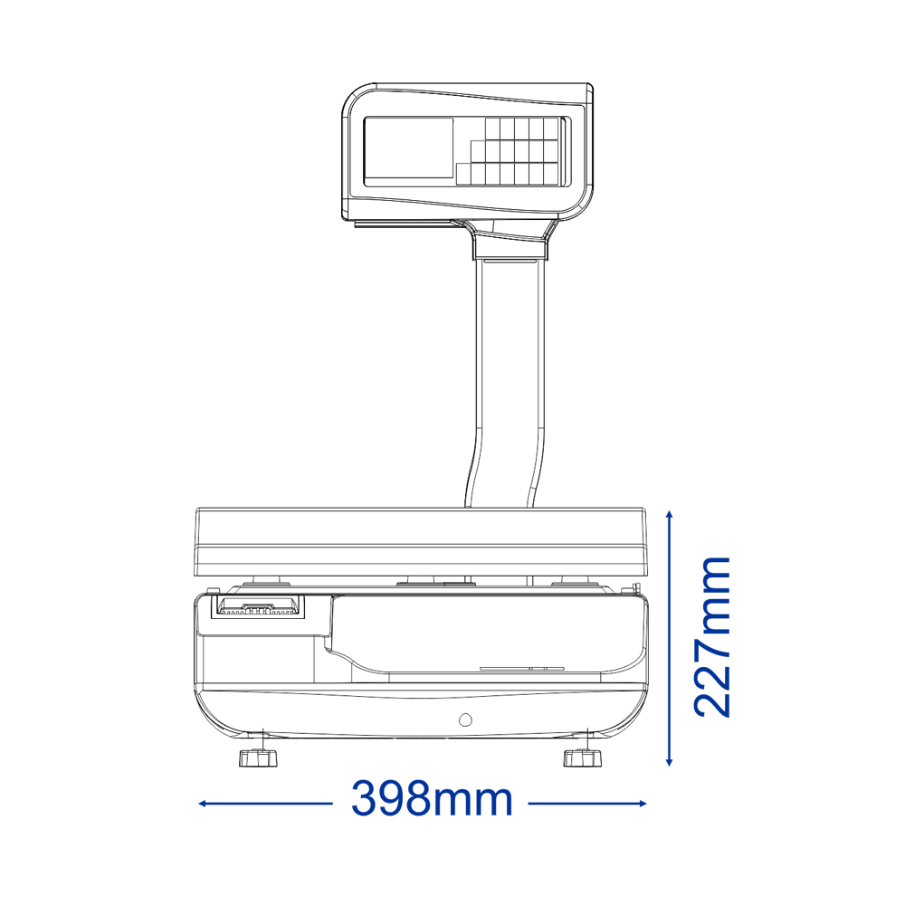 ترازو فروشگاهی محک مدل 15000Plus-35Kg