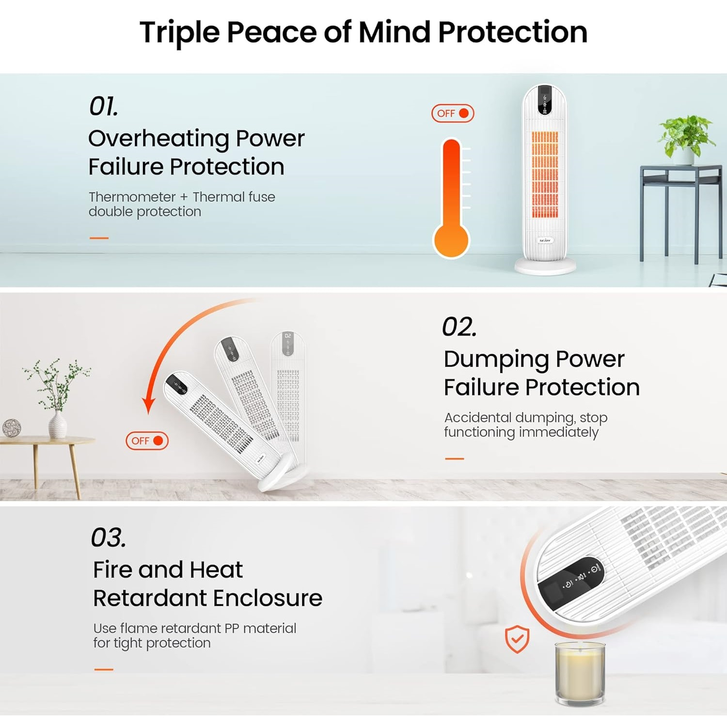 فن هیتر سجوی مدل DNQ-C20HS