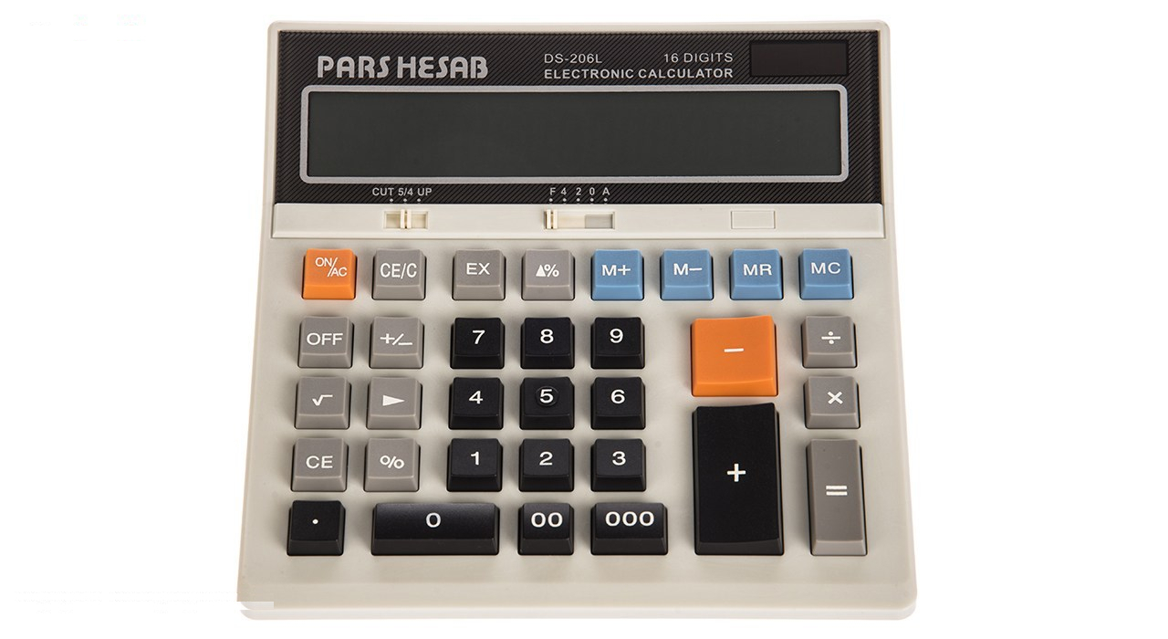 ماشین حساب پارس حساب مدل DS-206L