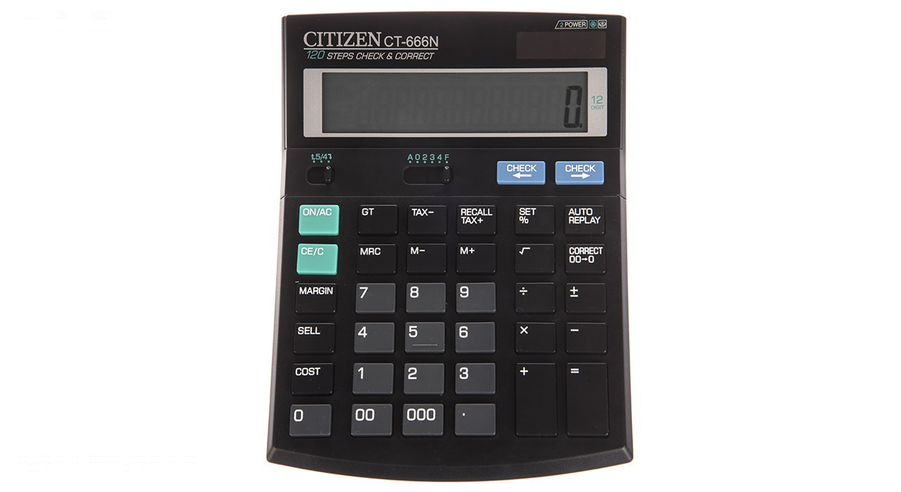 ماشین حساب سیتیزن مدل CT-666N