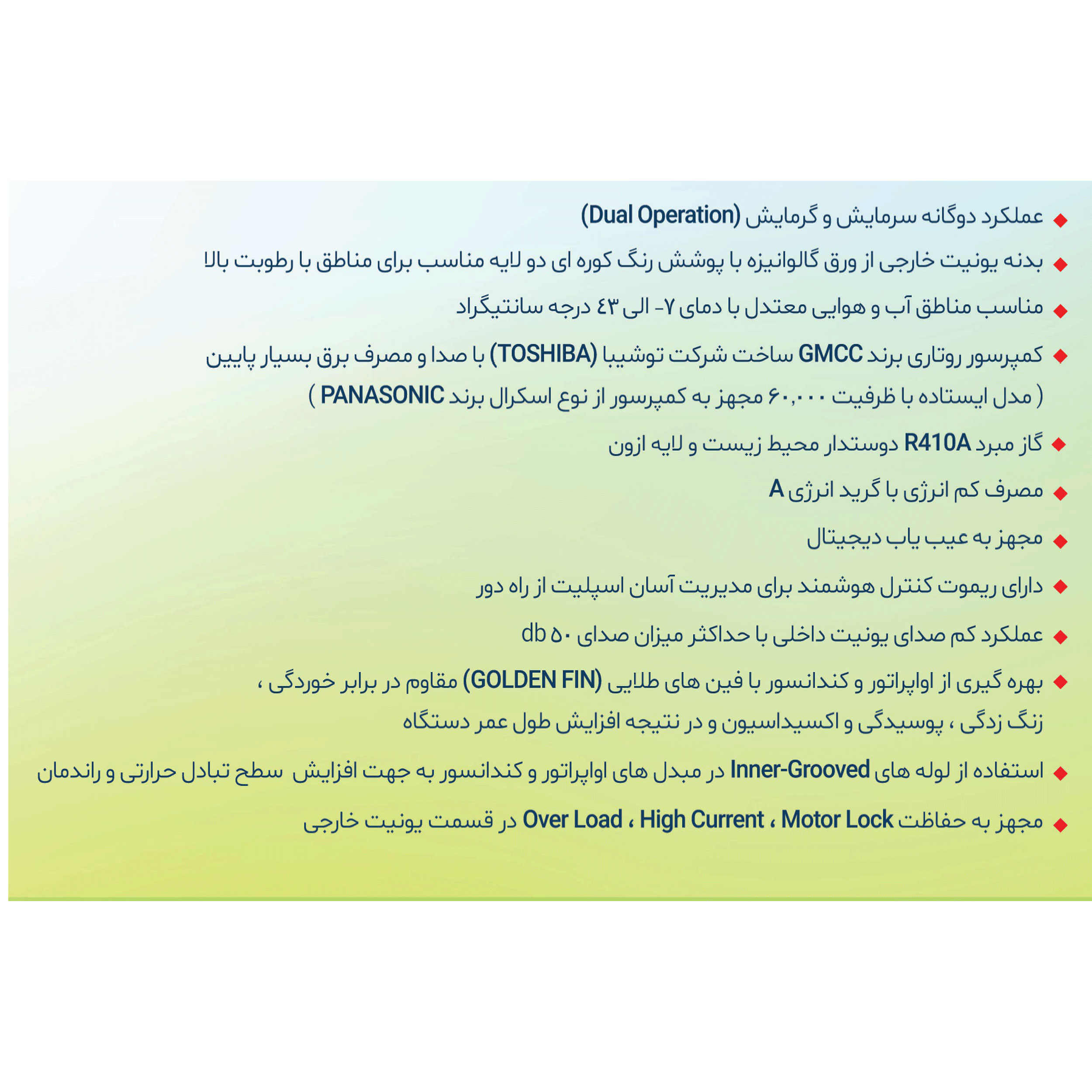 کولر گازی 24000 روتاری دمنده مدل DR-CH24-M