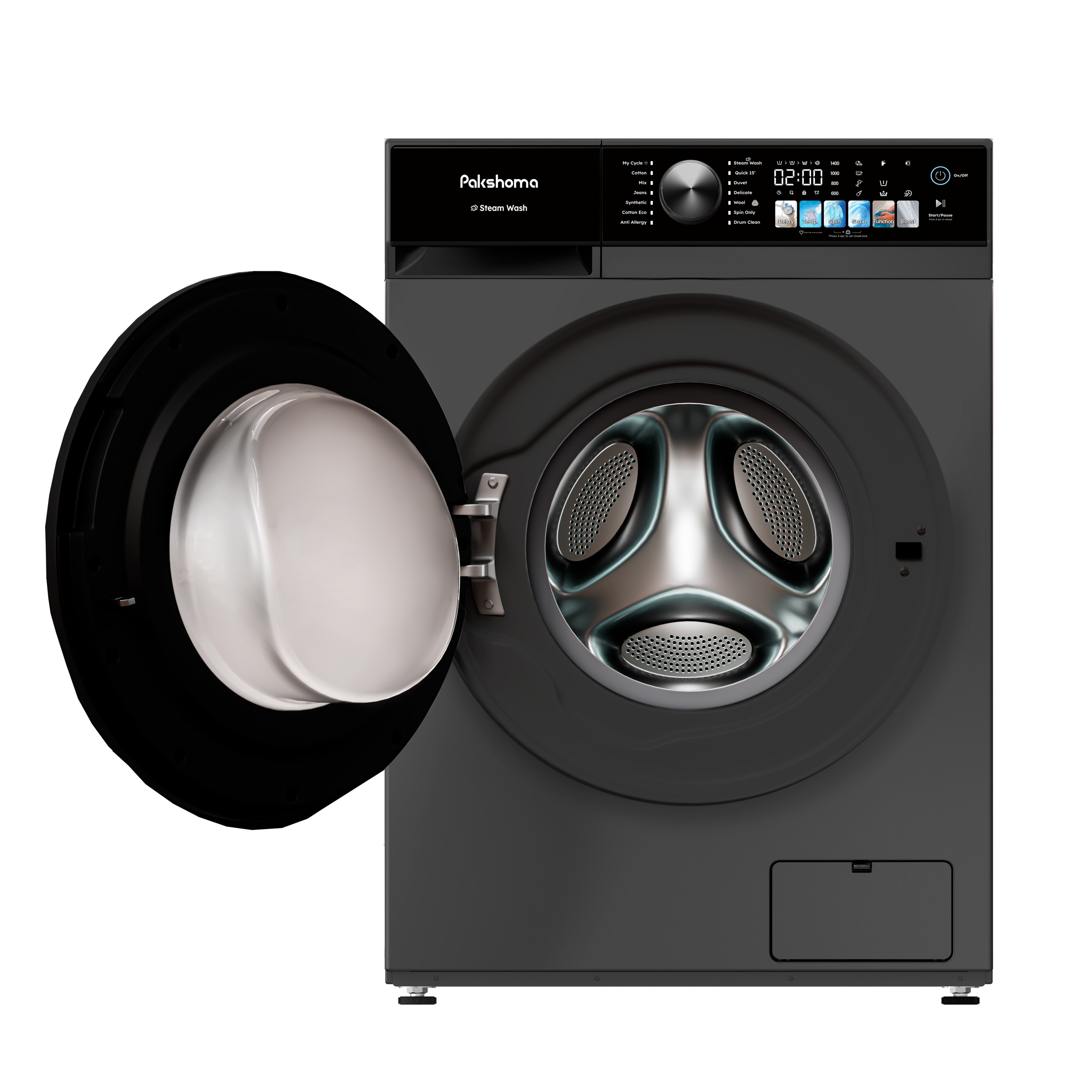 ماشین لباسشویی 9 کیلوگرم اتوماتیک پاکشوما مدل Q9 W