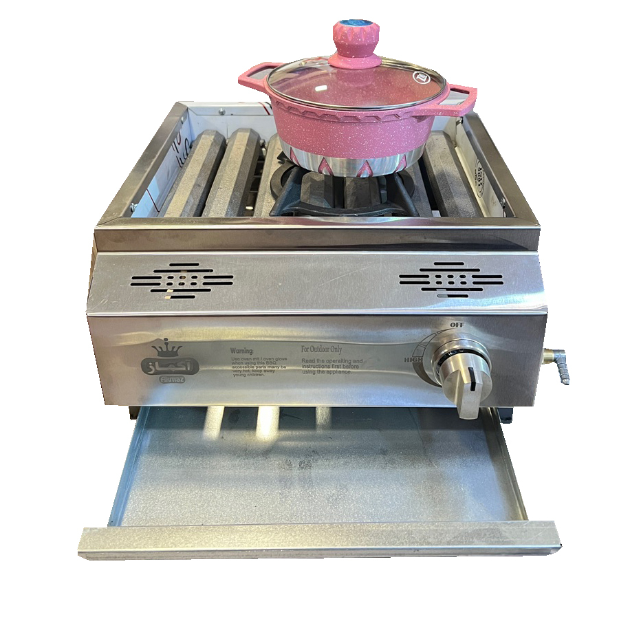 کباب پز آکماز مدل 9 شعله دوشیر AK90