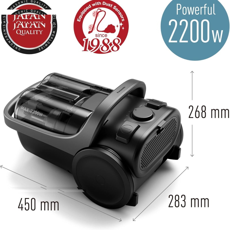 جاروبرقی 2200 وات پاناسونیک مدل MC-CL609HE47