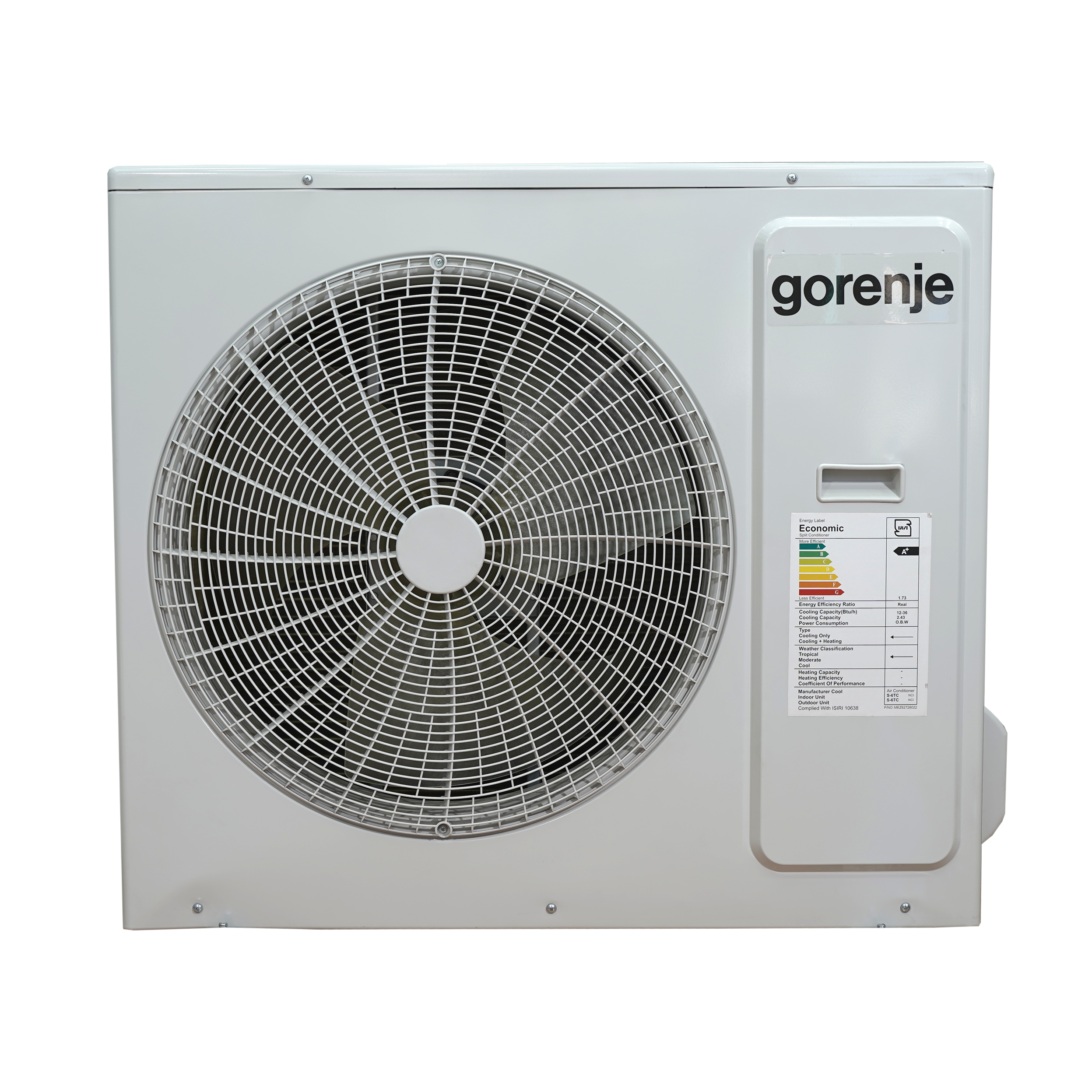 کولر گازی اسپلیت 36000 هزار دور ثابت گرنیه مدل GAS-36HRS