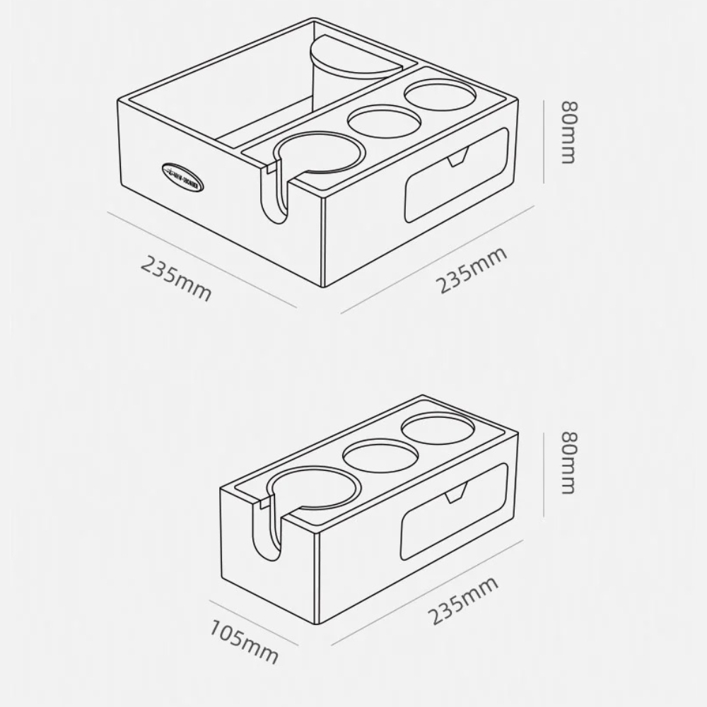 استند پرتافیلتر ام اچ دبلیو تری بمبر مدل چوبی کد 51&58 mm