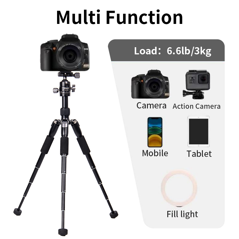 سه پایه دوربین جی ماری مدل KT25+H30 مجموعه 3 عددی