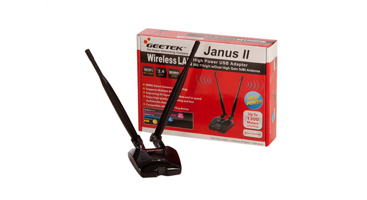 کارت شبکه USB بی سیم جی تک Janus II