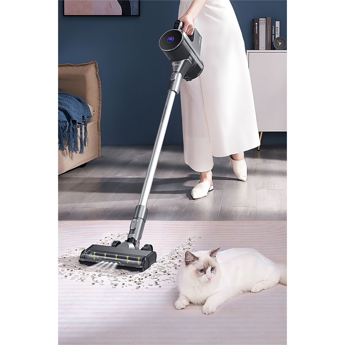 جارو شارژی جی پلاس مدل GVC-T45 - جشنواره نوروزی گلدیران