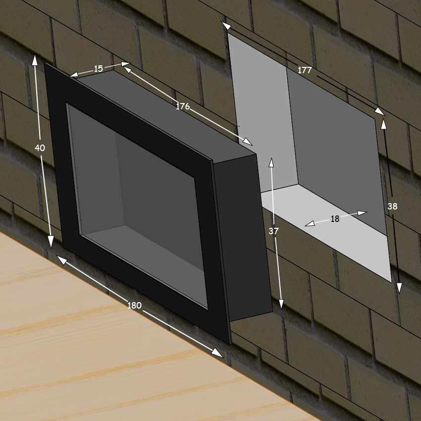 شومینه برقی شومینه تیموری اصل مدل E180-L2