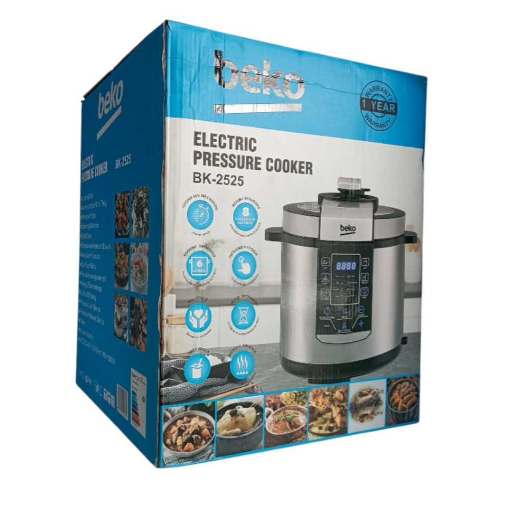 زودپز و پلوپز برقی بکو مدل BK-2525 گنجایش 6 لیتر