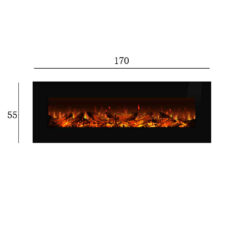 شومینه برقی شومینه بیستون مدل MB170L4