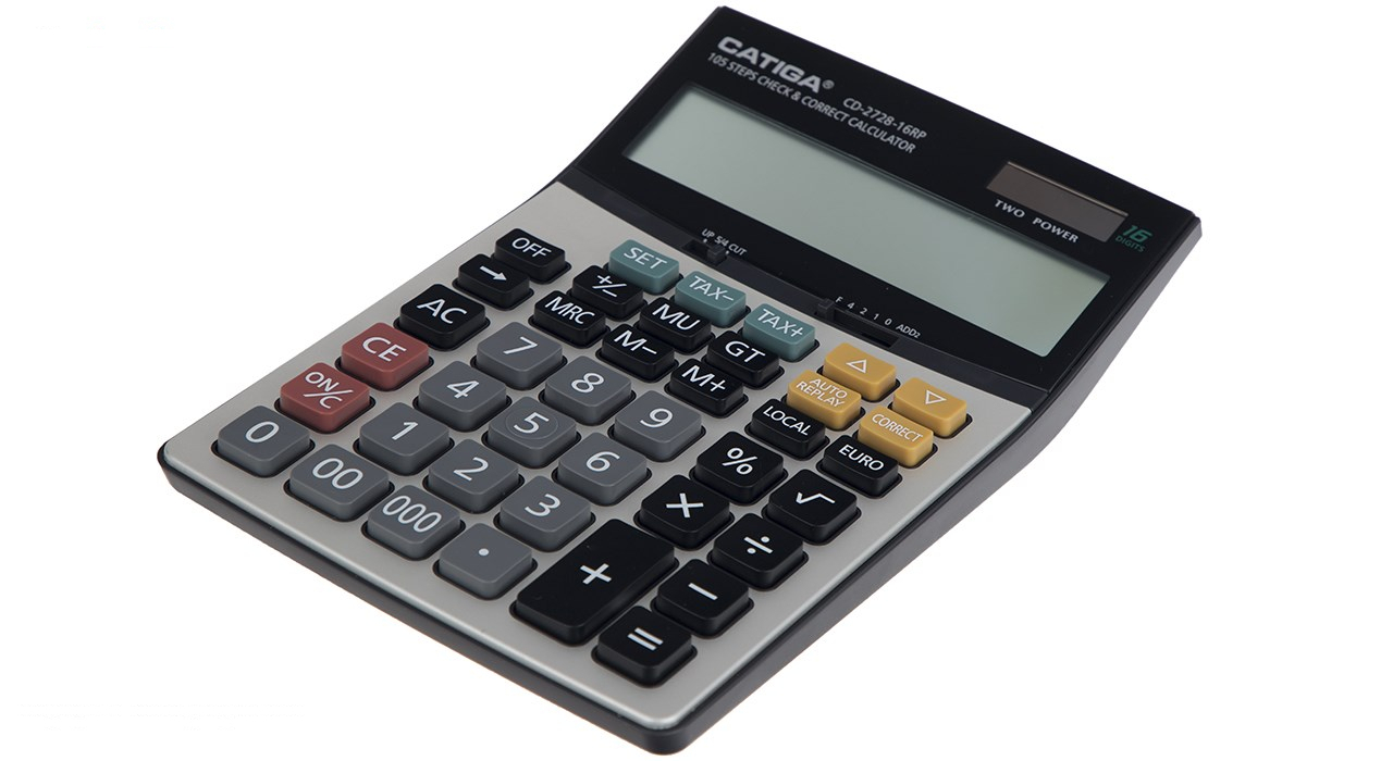 ماشین حساب کاتیگا مدل CD-2728-16RP