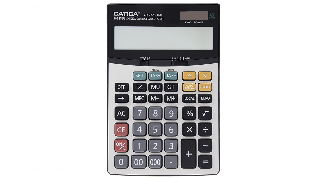 ماشین حساب کاتیگا مدل CD-2728-16RP