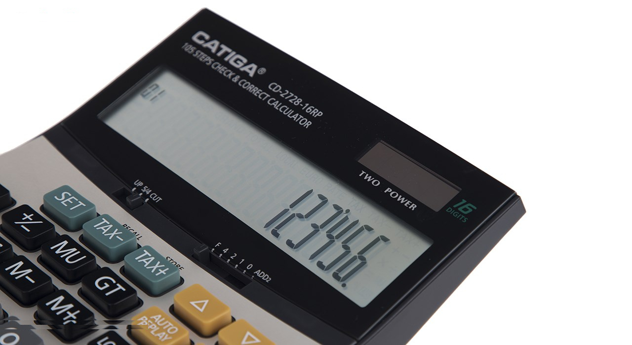 ماشین حساب کاتیگا مدل CD-2728-16RP