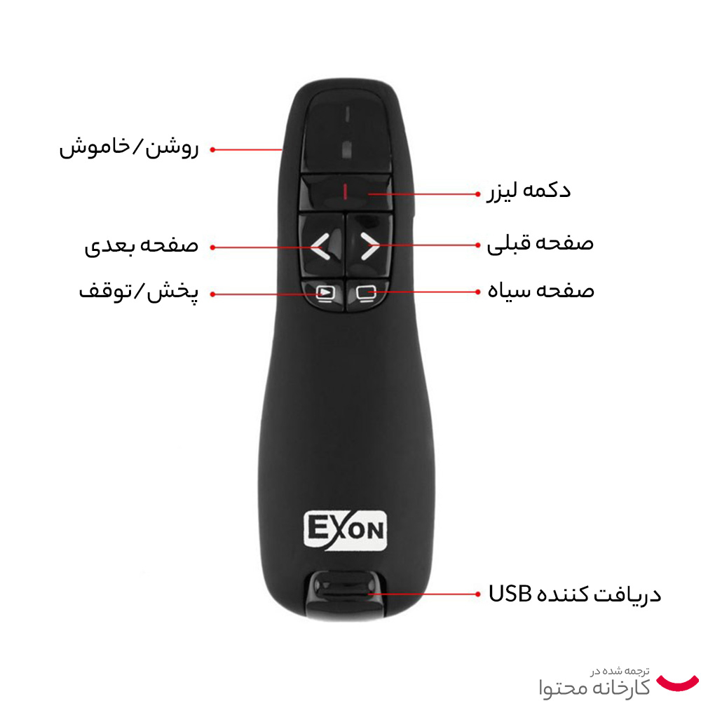 پرزنتر بی سیم اکسون مدل A601