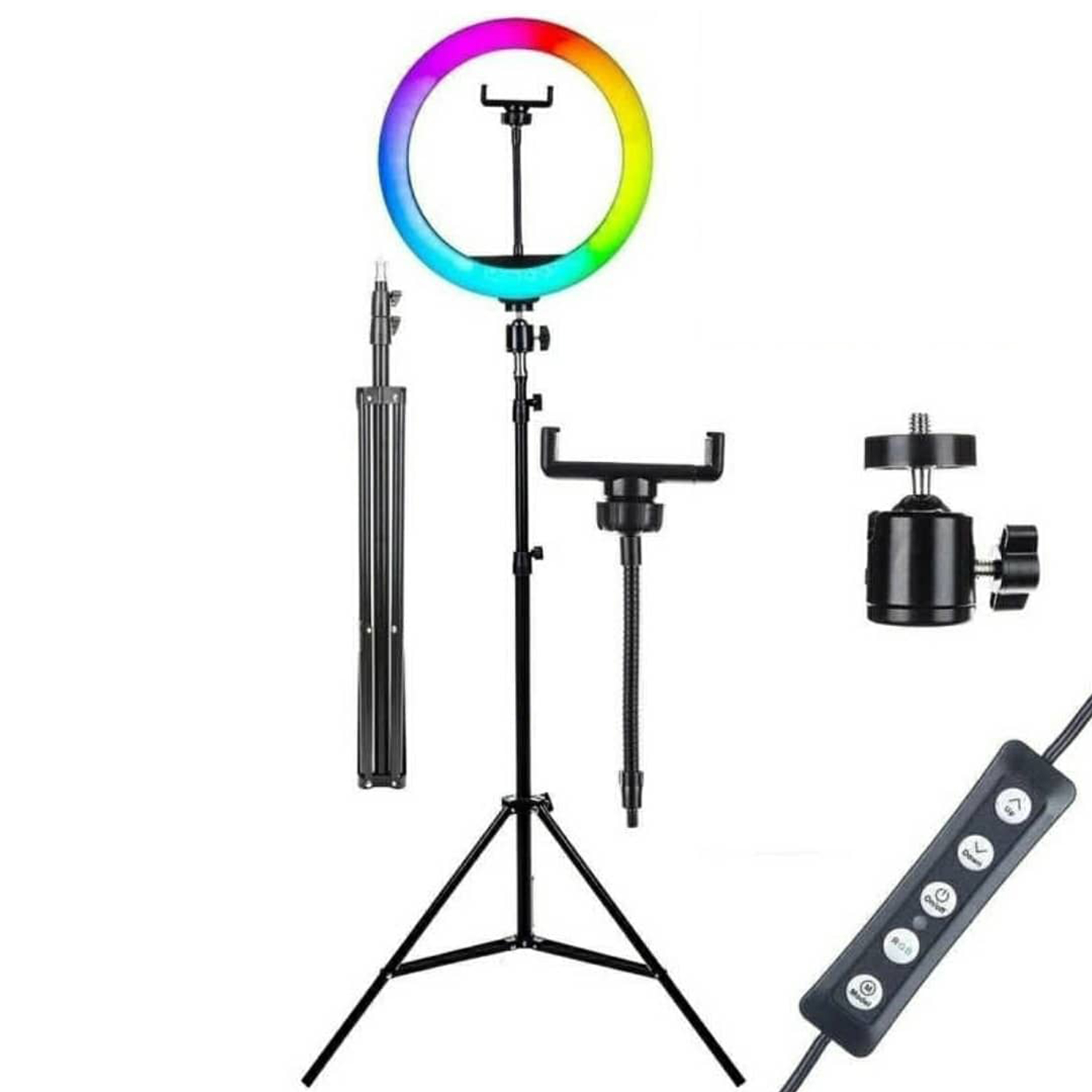 رینگ لایت مدل LJJ-30 RGB-30cm