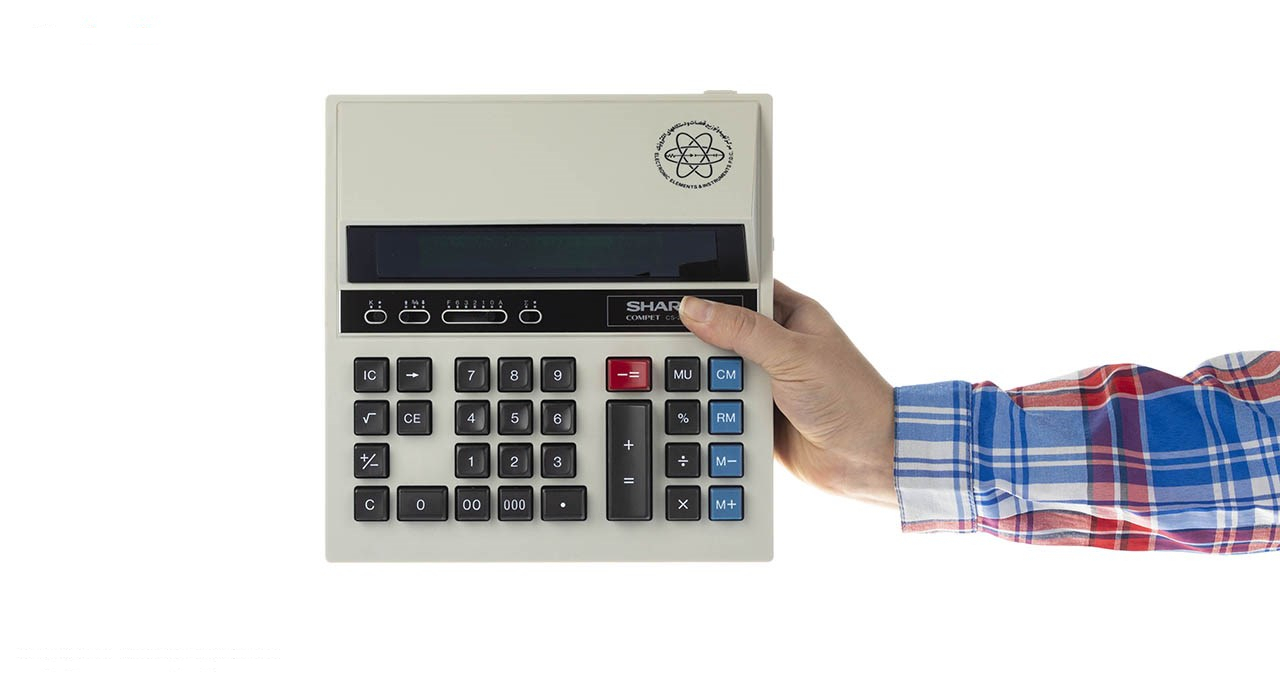 ماشین حساب شارپ ژاپنی مدل CS-2122D